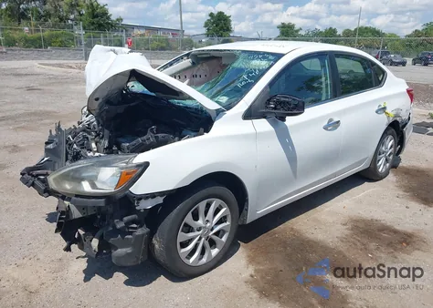 2018 Nissan Sentra Sv z USA, uszkodzony, nr VIN 3N1AB7AP1JL648764